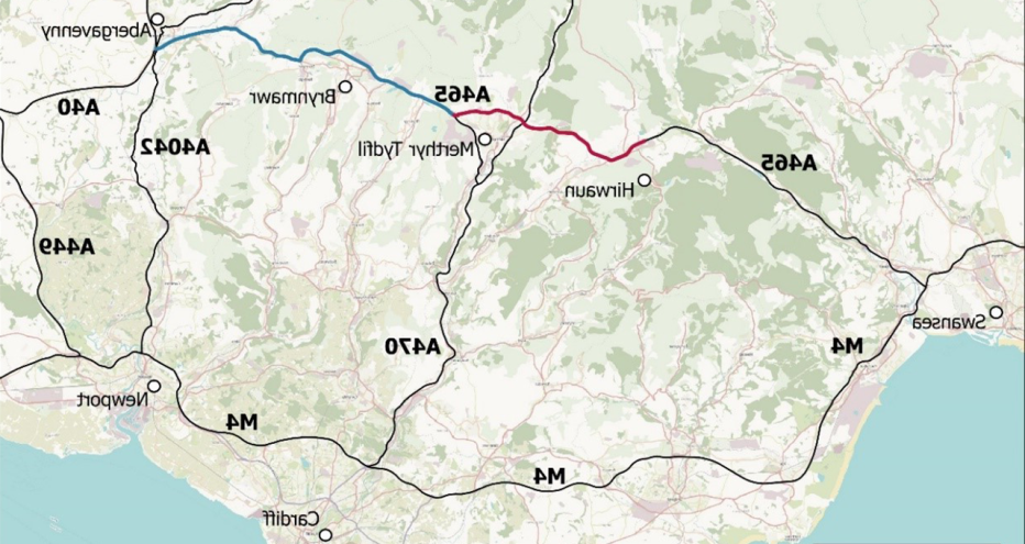 A465 Sections 5 and 6 Dualling route