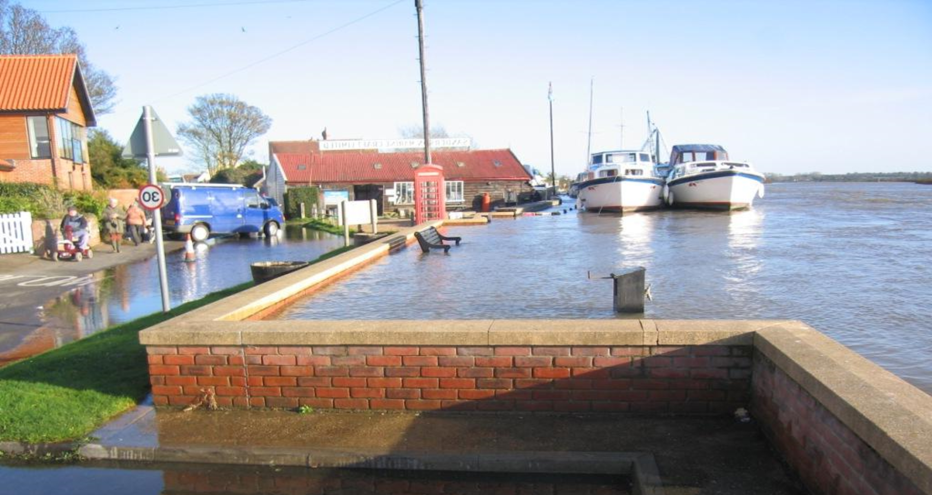 River bank with boats