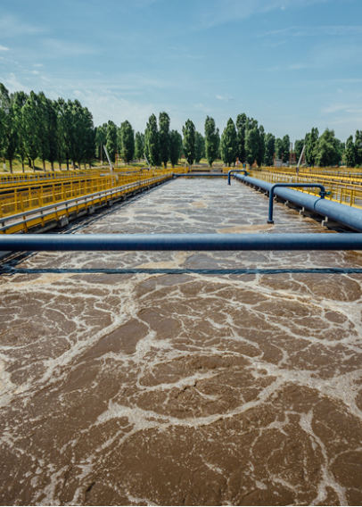 Wastewater treatment banner